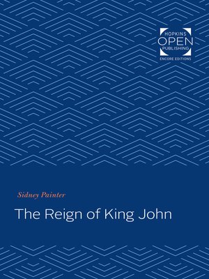 cover image of The Reign of King John